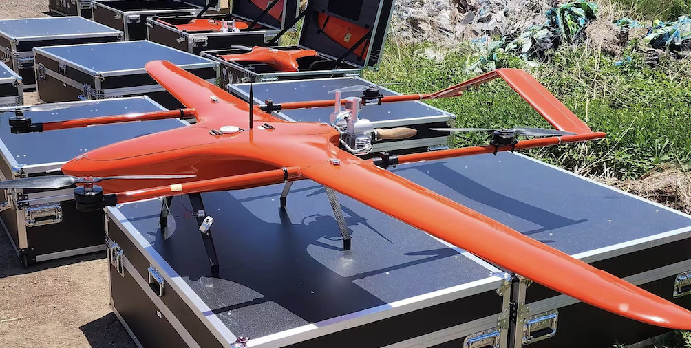 Tactical Drone 5meter Wingspan New Gasoline  VTOL 18Hours Endurance ,350Km Range for  Survey, Surveillance and Border Patrol