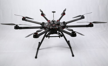 Automatic Octocopter Drone ,Strong Carbon  Fiber and Alloy Frame with Retractable Gear 12Kg Take Off Weight