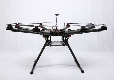 Automatic Octocopter Drone ,Strong Carbon  Fiber and Alloy Frame with Retractable Gear 12Kg Take Off Weight