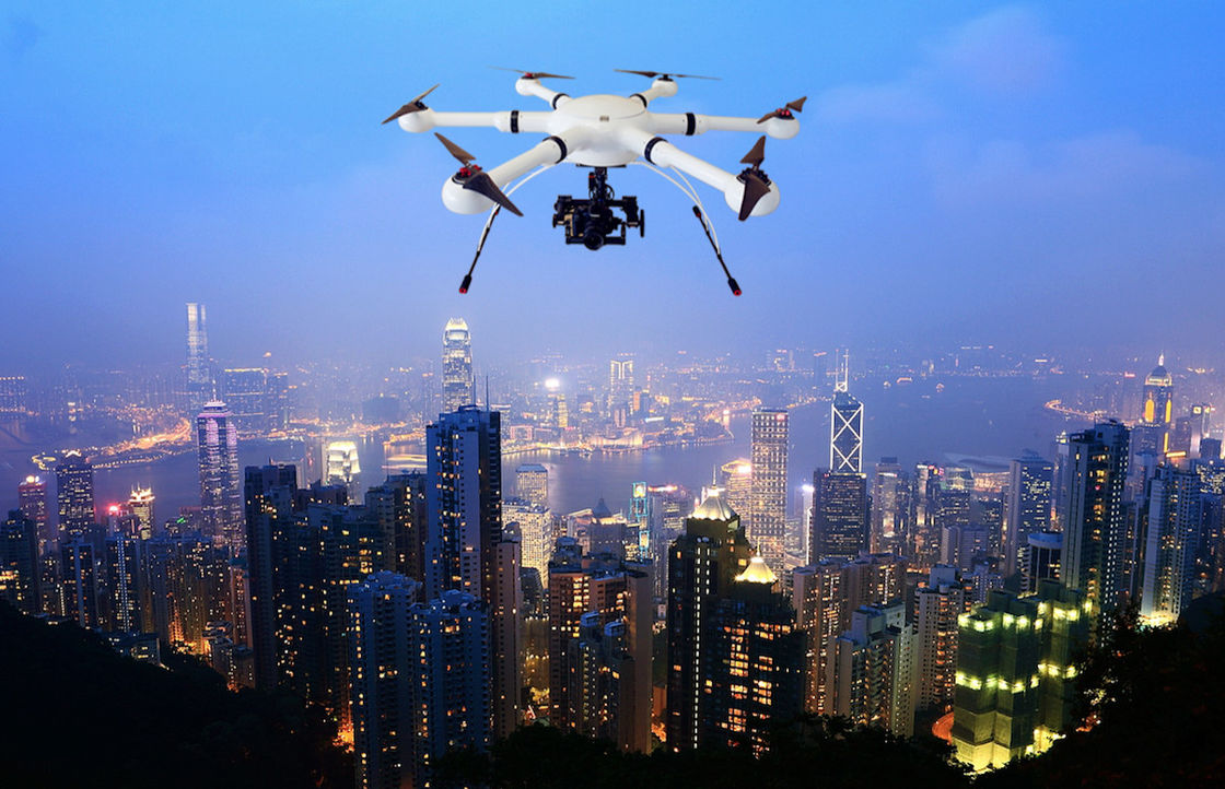 Hexacopter GLH5 Pure Carbon Fiber 60mins Duration,5KM Flight Distance and Autopilot for Police Special Tasks