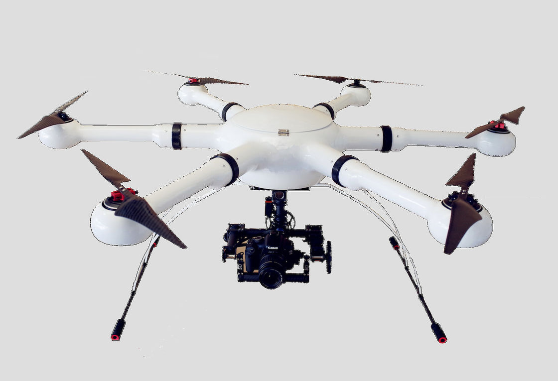 Hexacopter,Police Drone for Surveillance.40-60mins duration 5km flight distance and 5km video transmission