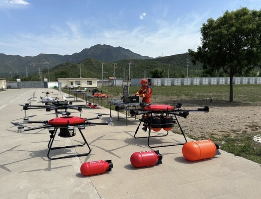 5G  Firefighting Drone  for High-Rise Fires Flight Height 4500m,Max Payload:50Kg,Range:80Km