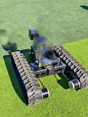 Ground Drone  All Terrain Crawler Tracked Robot Chassis Platform