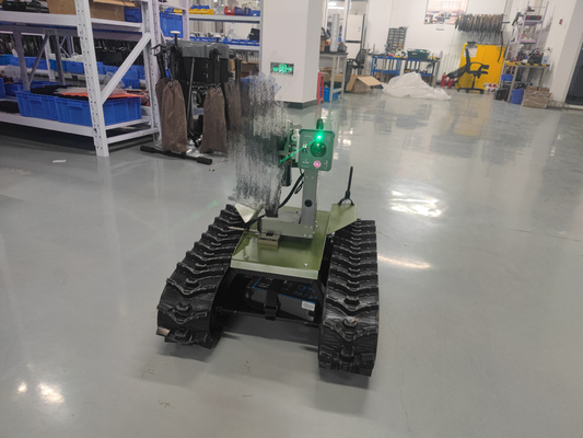 Ground Drone  All Terrain Crawler Tracked Robot Chassis Platform
