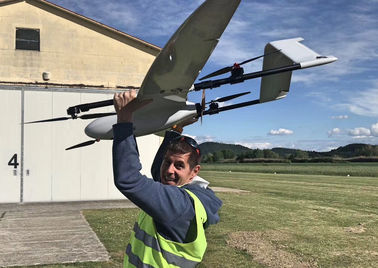 PPK Lidar VTOL Drone 250km Range 4hours Endurance For 3D Mapping and  Surveillance
