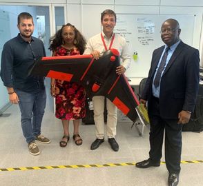 New Folding In Back Bag  B-WING Mapping FIXED-WING Drone 80Km Distance.90MINS Duration for  Mapping