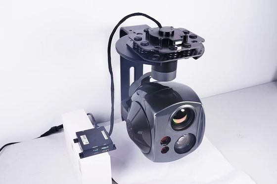 Triple Zoom Camera EO/IR Target Locking 10KM Distance Measurement,Target  Location Calculating ,1m*1m Target Dimension