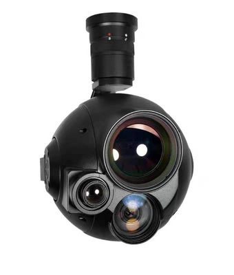 Triple Gimbal Integrated with  30*Zoom Optical and 2 thermal Image cameras with Target locking System