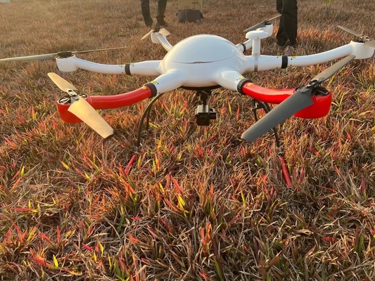 90Km Range Hexacopter Full Body Carbon Fiber Water-Proof for Surveillance and Rescue