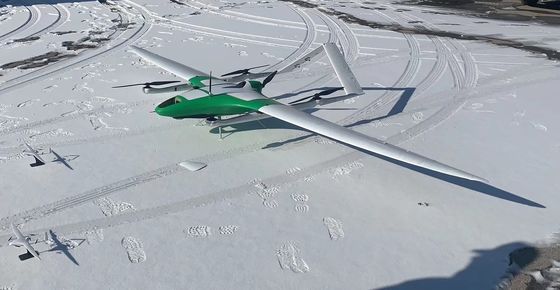 Military Tactical Drone 5meter Wingspan New Gasoline  VTOL 18Hours Endurance ,350Km Range for  Survey, Surveillance and Border Patrol