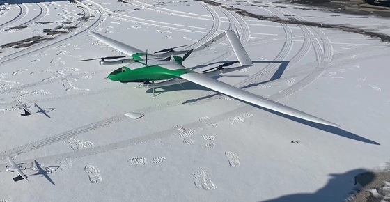 New Gasoline  VTOL 18Hours Endurance ,350Km Range for Survey, Surveillance and Border Patrol