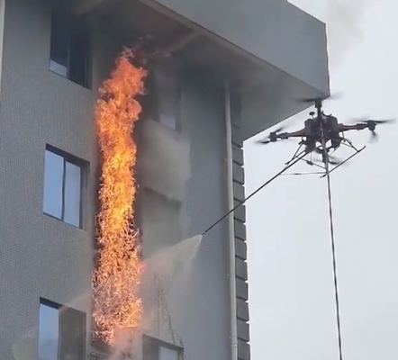 Firefighter Drones for Wildland and Urban Buildings Fire Rescue