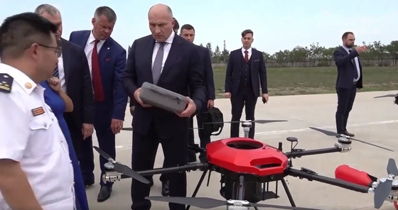 5G  Firefighting Drone  for High-Rise Fires Flight Height 4500m,Max Payload:50Kg,Range:80Km