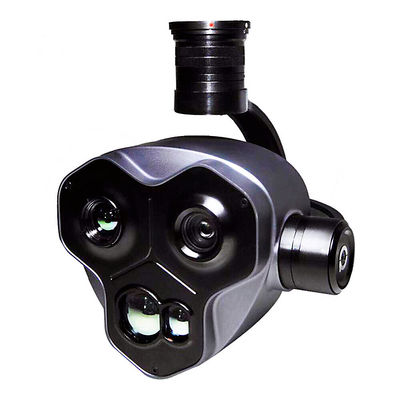New Zoom Triple Camera EO/IR Target Locking 5KM Distance Measurement,Target  Location Calculating,4.08MP HD